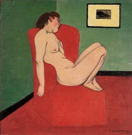 Vallotton-Femme nue sur un fauteuil-1897_Musée de Grenoble